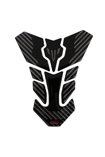 GP KOMPOZİT Yamaha MT-25 2015-2025 Uyumlu Tank Pad Siyah-Karbon