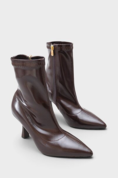 Capone Outfitters Isla Women's Stretch Pointed Toe High Heeled Stylish Boots