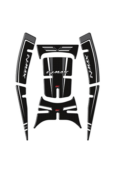 GP KOMPOZİT Yamaha NMAX 125 / 155 2021-2024 Uyumlu Tank Pad Seti Gri