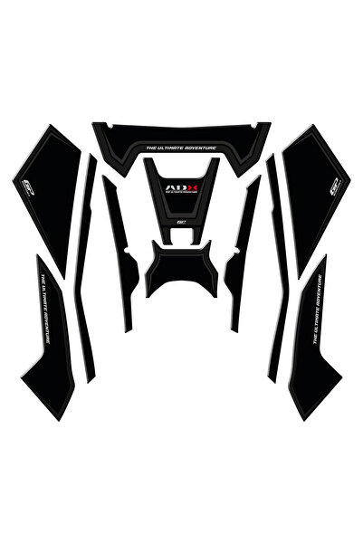 GP KOMPOZİT SYM ADX 125 2023-2024 Uyumlu Tank Pad Seti Siyah