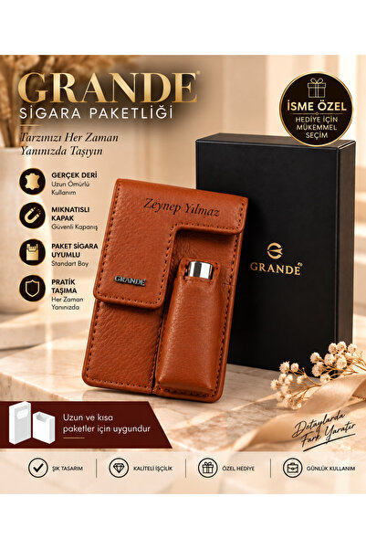 Grande 451 Hakiki Deri Sigaralık