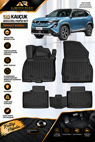 OTY RENAULT BOREAL 2026+ 3D HAVUZLU PASPAS