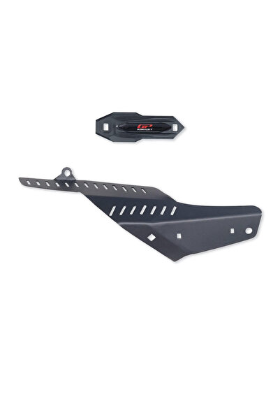 GP KOMPOZİT Honda CBR500R 2025-2026 Uyumlu Egzoz Koruma Kapağı Siyah