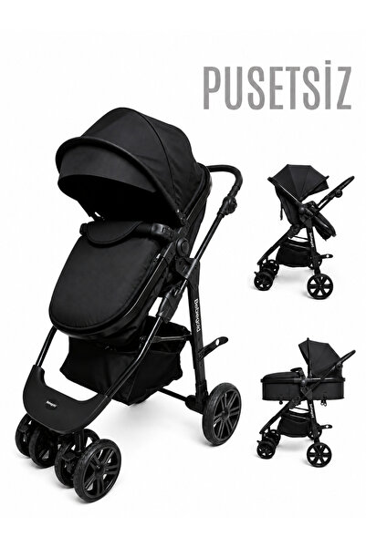 BEBEGOLD Classic Black Travel Sistem, Çift Yönlü, ( Seyahat Sistem ) Bebek Ar...