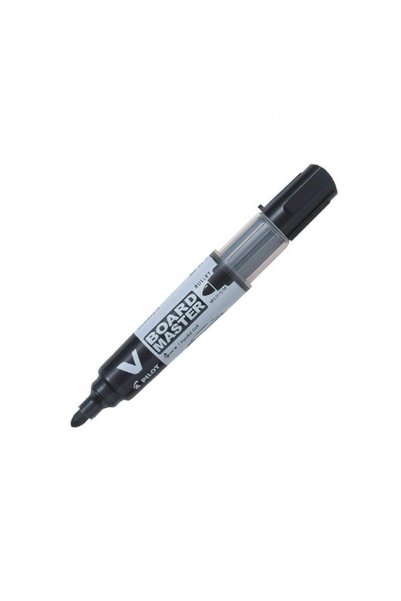 Pilot Marker pentru tablă albă Vboard Master Plus, diverse culori, vârf rotund de 2.3 mm, negru