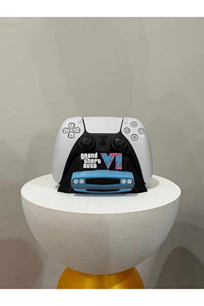 Morvox 3D GTA VI Temalı PS5 DualSense Oyun Kolu Standı – Dekoratif Gamepad Tutucu