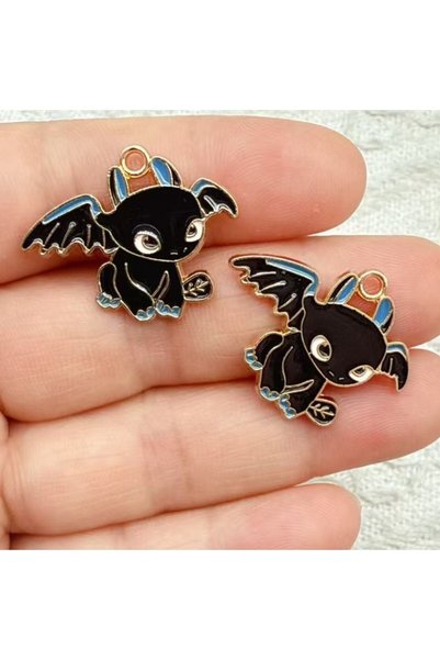 Choice orange 10pcs Dragon Charm Jewelry Accessories Diy Making Craft Enamel ...