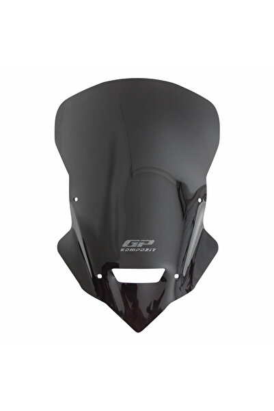 GP KOMPOZİT Bajaj Dominar 250 / 400 2017-2024 Uyumlu Ön Cam Siyah 48 cm