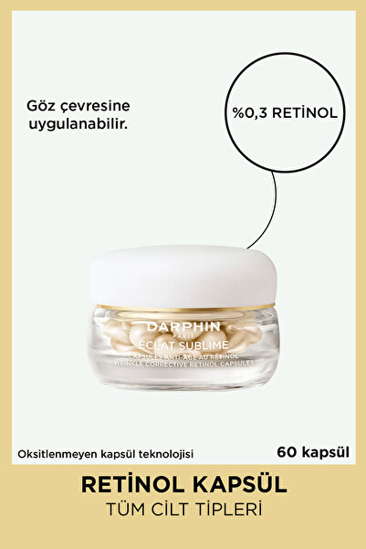 Darphin ECLAT SUBLIME KIRIŞIKLIK KARŞITI RETİNOL KAPSÜL - 60 Kapsül | 20.4 ml