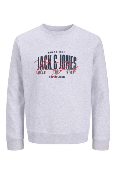 Jack & Jones Μπλούζα φούτερ ανδρική 12298492 "Aero" γκρι μελανζέ
