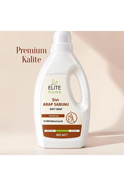 The Elite Home Bitkisel Sıvı Arap Sabunu 825 ml Parfümsüz