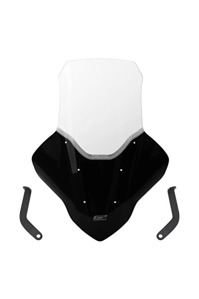 GP KOMPOZİT Yamaha NMAX 125 / 155 2021-2024 Uyumlu Elcikli Tur Camı Şeffaf 74 cm