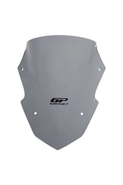 GP KOMPOZİT Yamaha XMAX 250 Tech Max 2024-2026 Uyumlu Spor Ön Cam Gri 37 cm