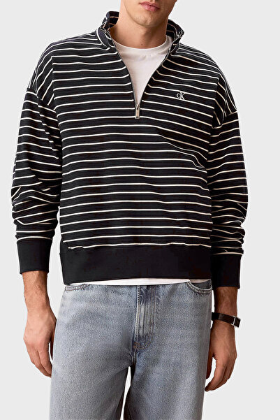 Calvin Klein LS EZ STRIP PREMTERY QTR ZIP