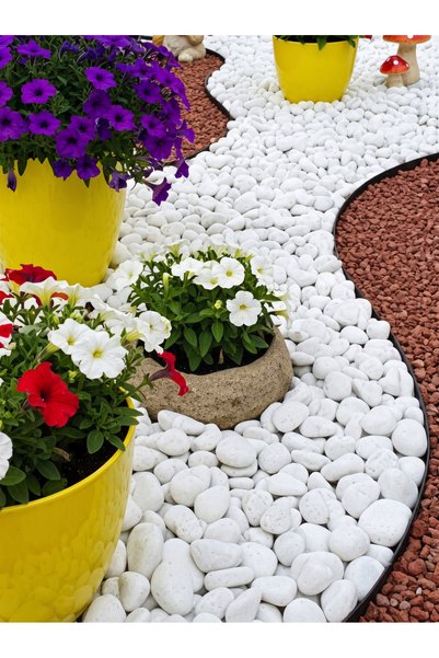 Genel Markalar Beyaz Dolomit Taş 10 Kg 4-6cm Peyzaj için Dolomit Taşı