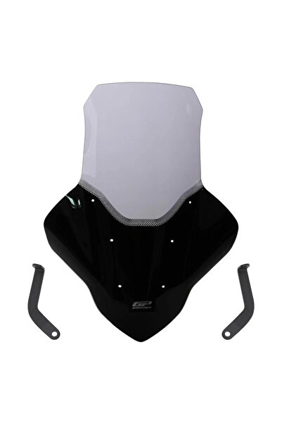 GP KOMPOZİT Yamaha NMAX 125 / 155 2021-2024 Uyumlu Elcikli Tur Camı Füme 74 cm