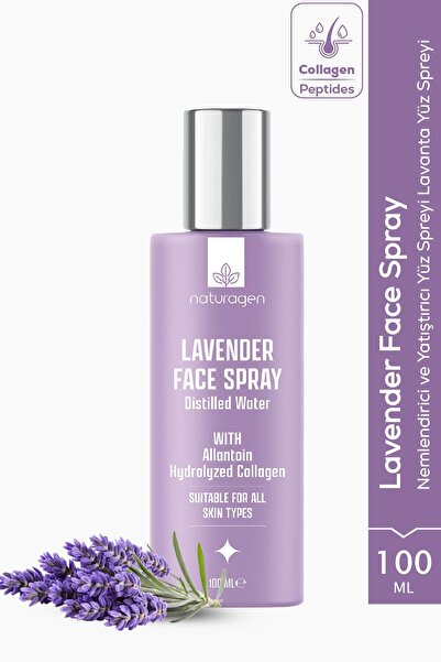 Naturagen Nemlendirici ve Yatıştırıcı Yüz Spreyi 100 ml | Lavanta, Allantoin,...