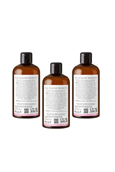 Akita Herbal Hair Care Mask 250 mL Triple Set