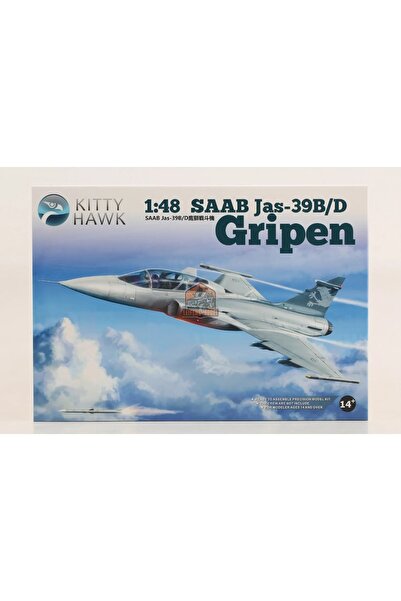 Choice Kitty Hawk KH80118 1/48 JAS-39B/D Gripen Model Kit Assembly Plastics M...