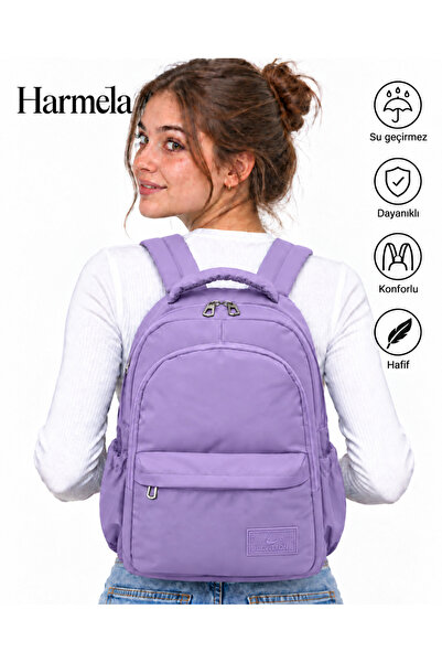 Harmela 2200 School Backpack Waterproof Unisex Daily & School Bag Lilac