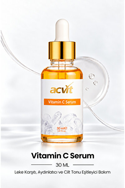 Vitamin C Serum 30 ML | Leke Karşıtı, Aydınlatıcı ve Cilt Tonu Eşitleyici Bakım