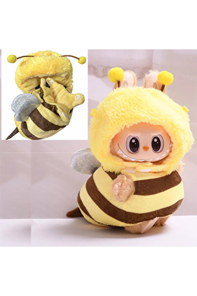 Choice no doll Little Bee Doll Clothes For 15-17cm Labubu Pendant Sitting Bab...