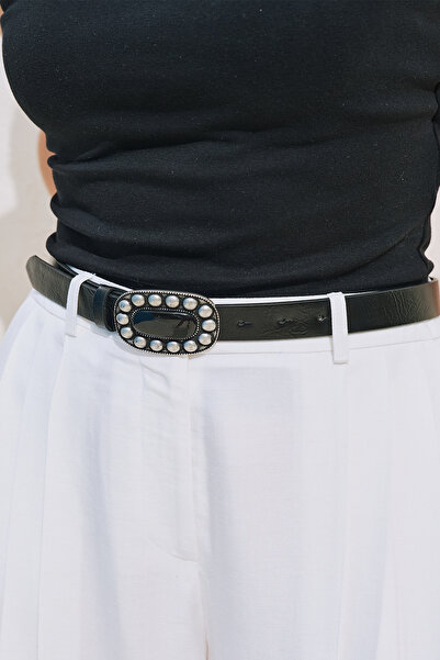 Manuka Mara Buckle Belt Black