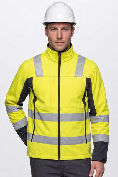 Malton Reflektif Softshell Mont Sarı