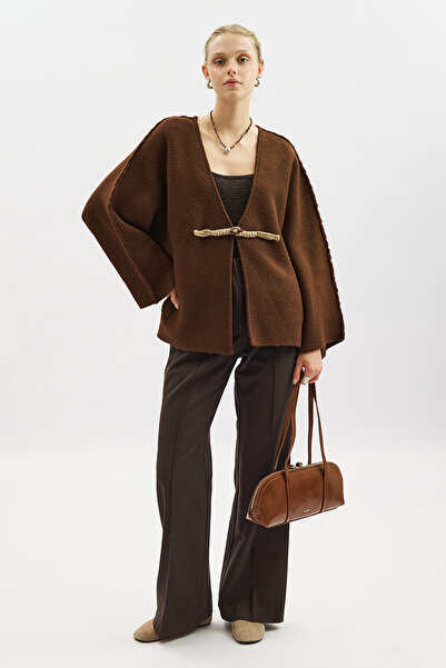 Manuka Norway Buttoned Knitwear Cardigan Brown