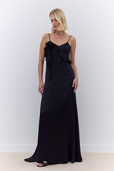 Manuka Rosali̇e Strappy Evening Dress Black