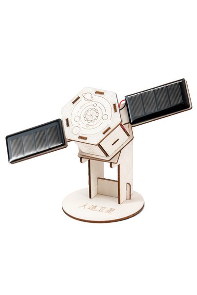 Choice 1pcs DIY Solar Satellite Artificial Assembly Kid Student Science Educa...