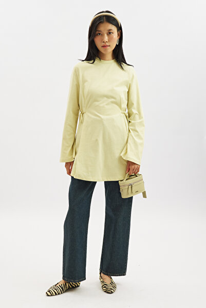 Manuka Belden Tie-Up Long Sleeve Tshirt Yellow