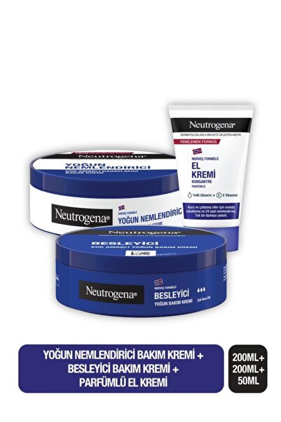Neutrogena Norveç Formülü Besleyici Bakım Kremi 200 ml + Yoğun Bakım Kremi 20...