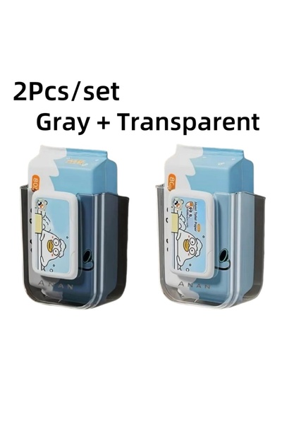 choice2 2Pcs set [Popular Choice] Bathroom Non Perforated Wall Mounted Wet Ti...