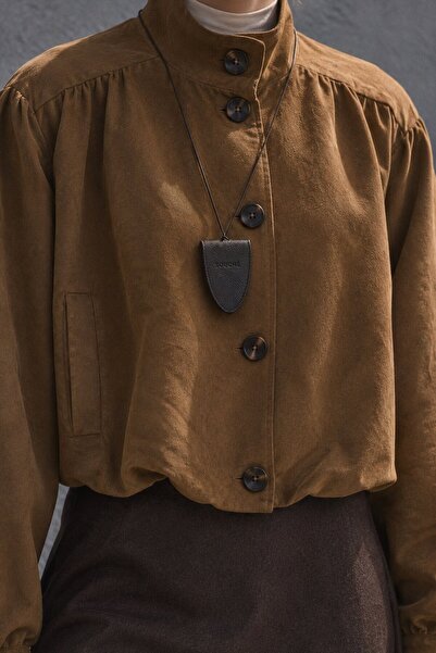 Touché Privé Vatkali Suede Short Jacket