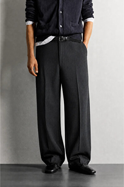 no7man Rugged - Antrasit - Japon BAGGY - Poliviskon Klasik - Erkek Pantolon