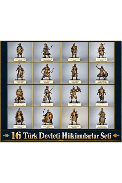 shop TÜRK DEVLETLERİ HÜKÜMDARLARI (BUYUK BOY)
