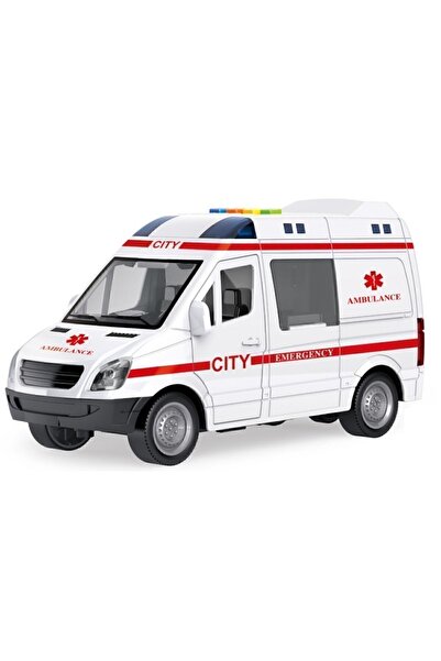 Vardem Sürtmeli Sesli Ve Işıklı Kapıları Açılan Ambulans