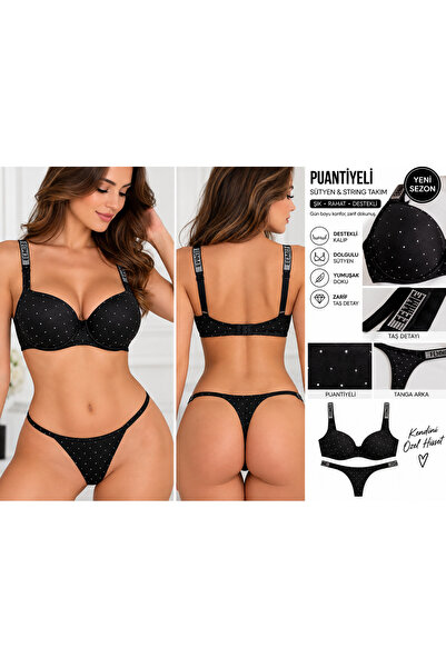 love secret SERPME TAŞLI DOLGULU SÜTYEN TAKIM
