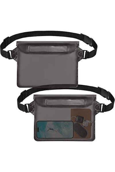 Yelajoy Waterproof Waist Pouch Dry Bag, 2-Pack Touchscreen Phone Pouch with A...