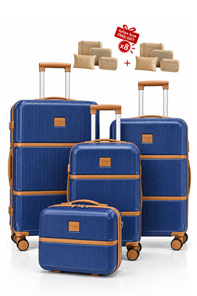 Flieger Luggage Flieger 4-Piece Set of Abs Luggage Bags, Sturdy and Durable, ...