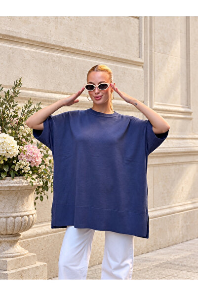 AGORATEKSTİL Women's Casual Knitwear Sweater 42-52 Oversize