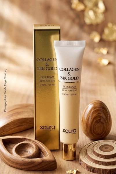 XAURA GLOBAL Collagen & 24K Gold Eye Cream 40 ml 2 Pieces