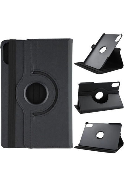 OEM Δερμάτινη Περιστρεφόμενη Μαύρη Θήκη (Xiaomi Redmi Pad 2)