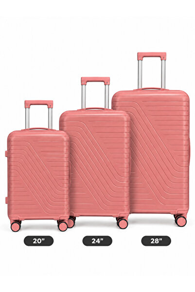 Generic Brand Luggage Set – Unbreakable Silicone Suitcase Trolley Bags with 3...