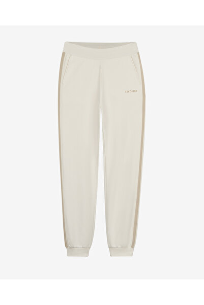 SKECHERS W LW Fleece Jogger Sweatpant Kadın Beyaz S2610040-3855