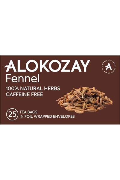 Alokozay Heat Seal Sachets Fennel Tea Bags, 25 Bags