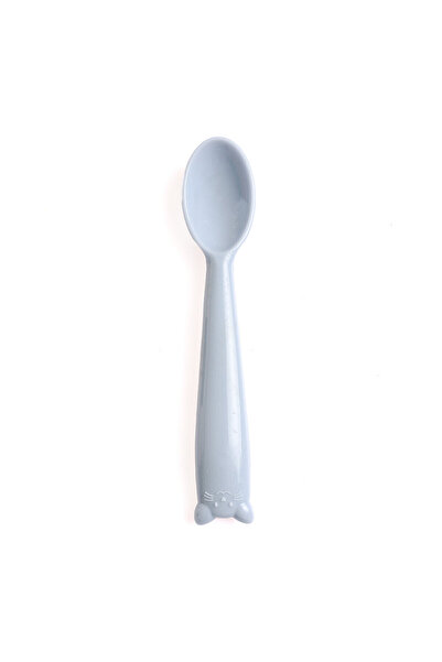 Baby Plus Silikon Mama Kaşığı Buz Mavisi