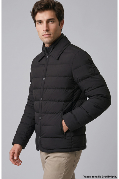 Network Siyah Coat Ceket