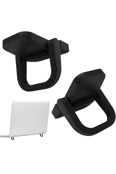 KASTWAVE Portable Laptop Stand & Keyboard Riser, Foldable Zinc Alloy Holder f...